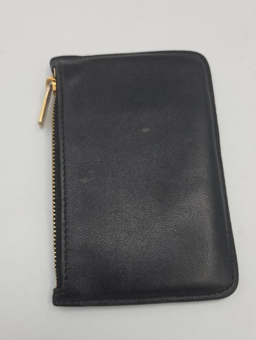Mansur Gavriel Black Leather Card Wallet